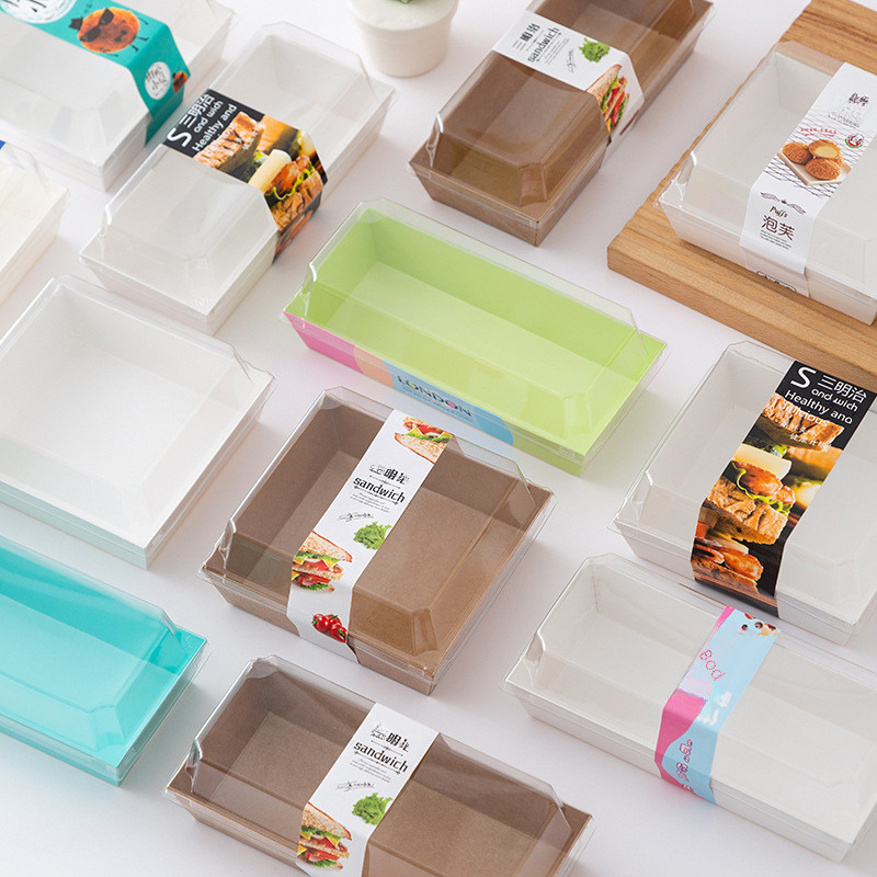 Paper Box Kraft Jendela | Packaging Kue Bolu Gulung & Dessert Box Ekonomis | KA