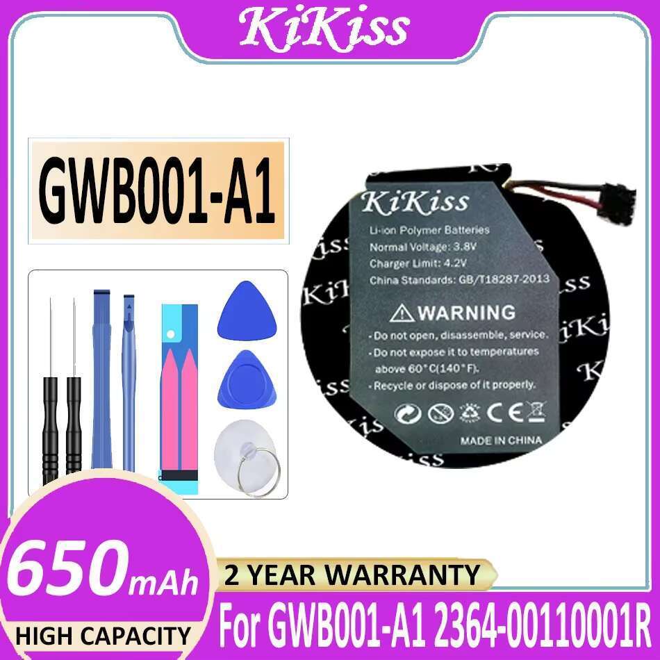 Smartwatch Battery 650Mah For Smart Watch GWB001-A1 2364-00110001R High-Capacity Long-Lasting