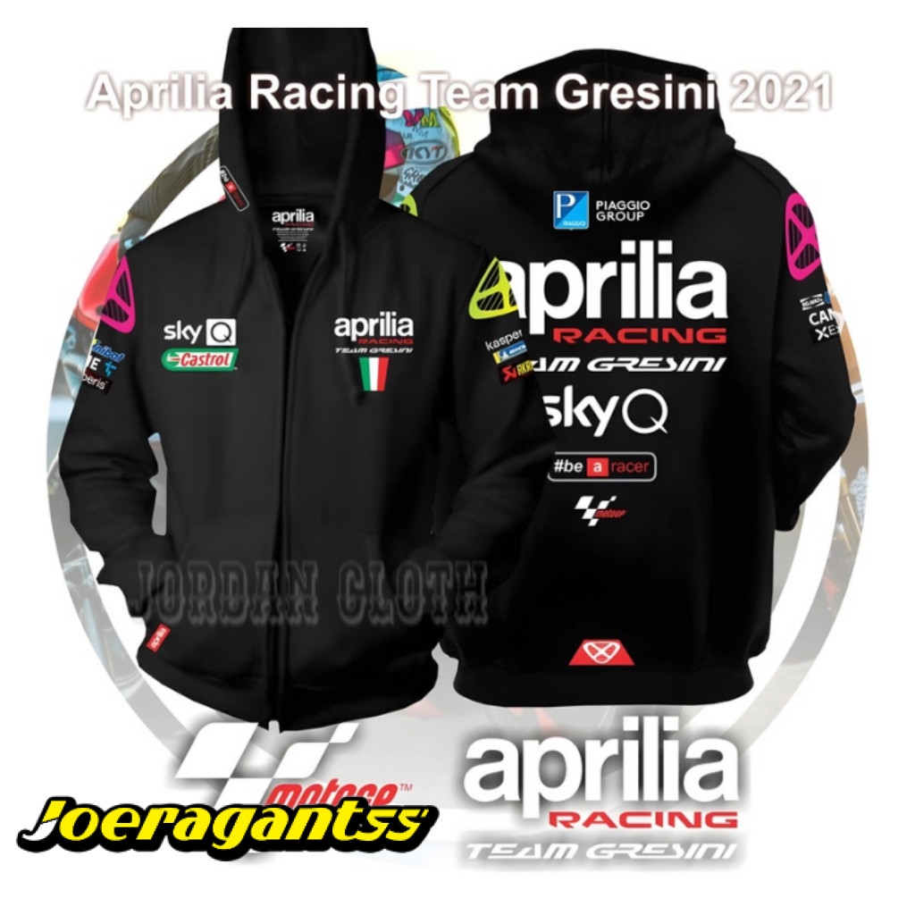 Hoodie Zipper Sweater Jaket Aprilia Racing Team Gresini  MotoGP