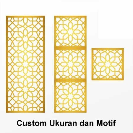 Hiasan Dinding Ornamen Kayu Ukir Krawangan - 0225