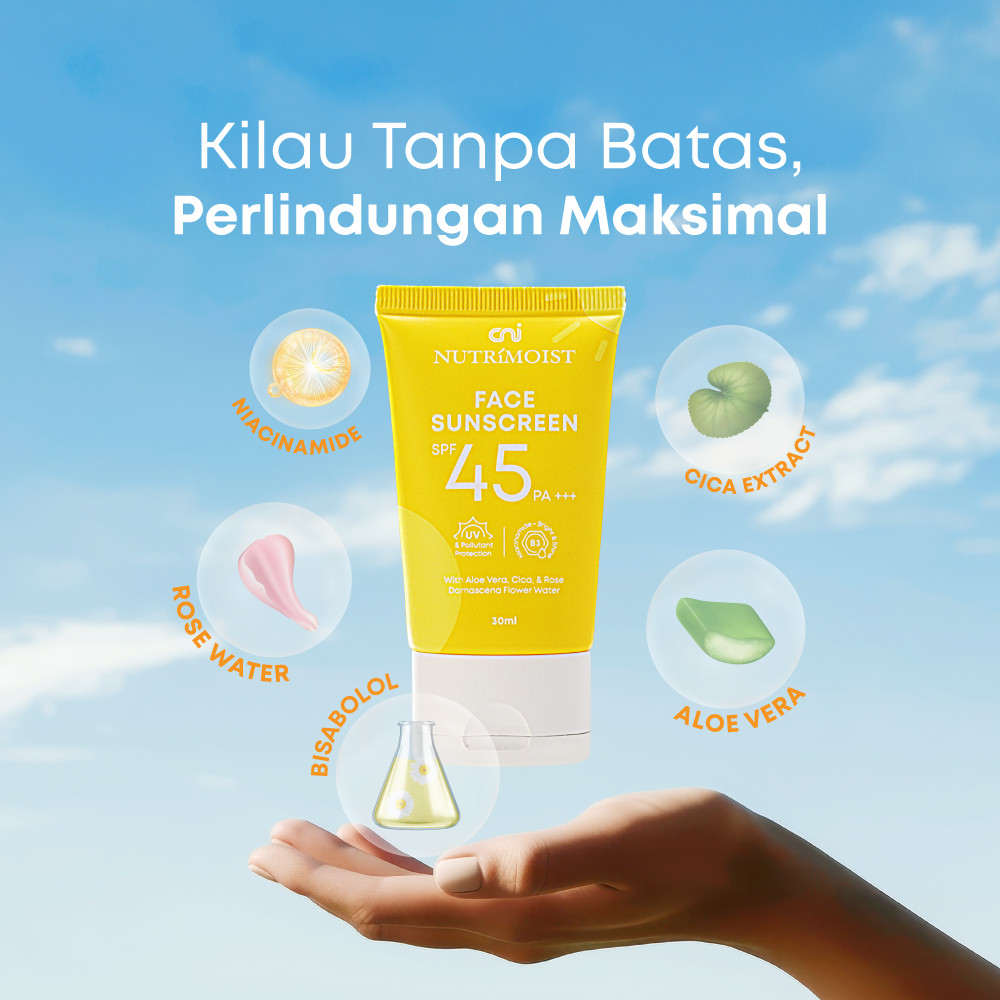 CNI Nutrimost Sunscreen - Kilau tanpa batas Perlindungan Maksimal CNI Store Rumbio Jaya