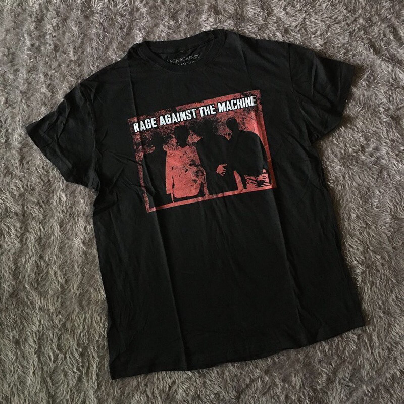 (COD) Monggo kaos Rage against the machine original resmiii not behemoth power trip sepultura the cu