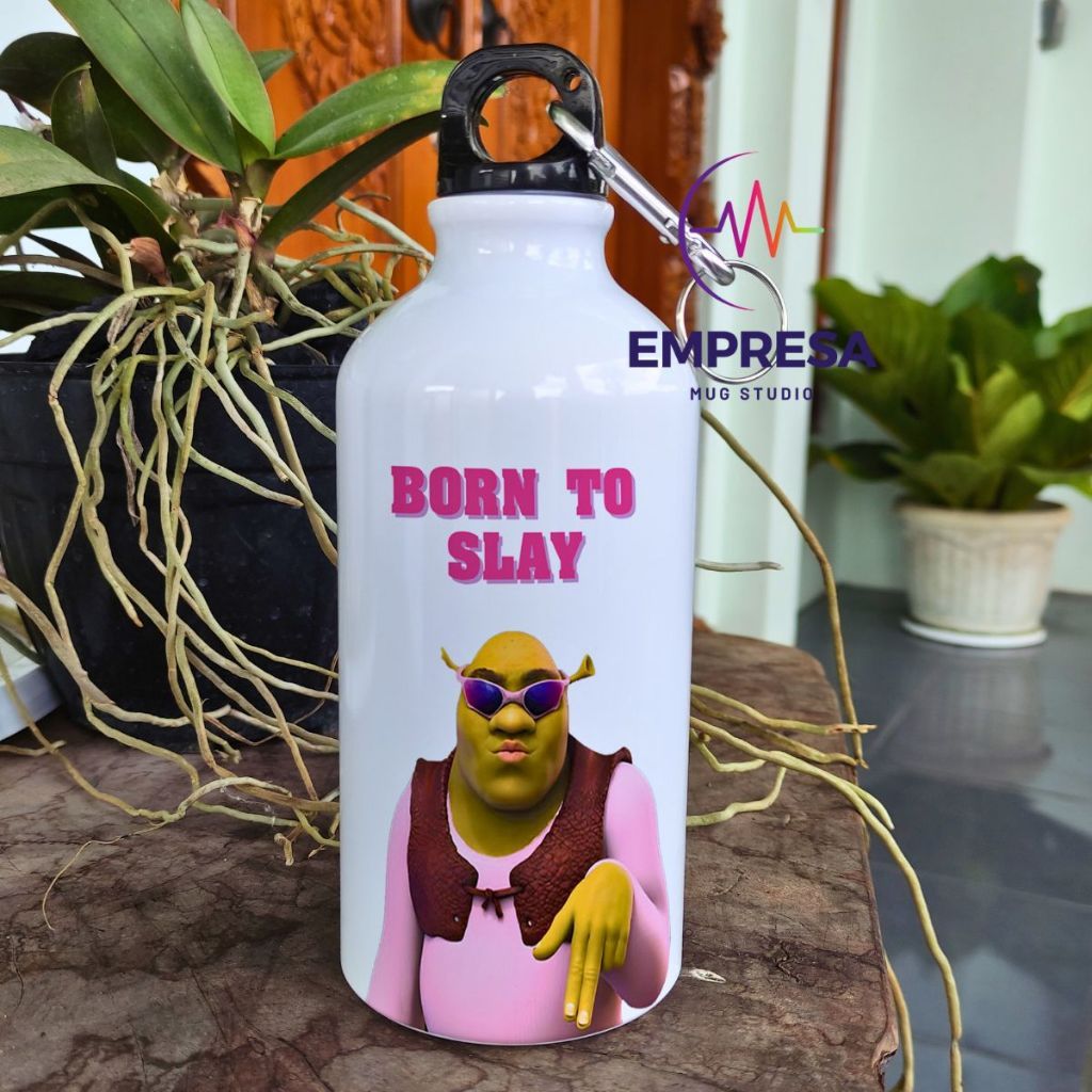 Funny Sherk tumbler sport Born to Slay Not Today Pun Ogre Achiever Eras Tour im Swamped Botol Karabi