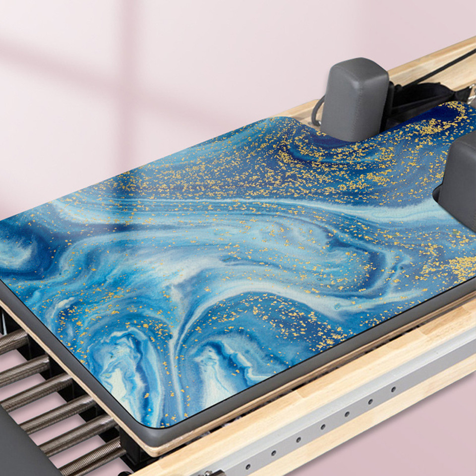 Pilates Reformer Mat Non-Slip Pilates Suede Rubber Yoga Mat Sweat Absorbent Pilates Reformer Machine