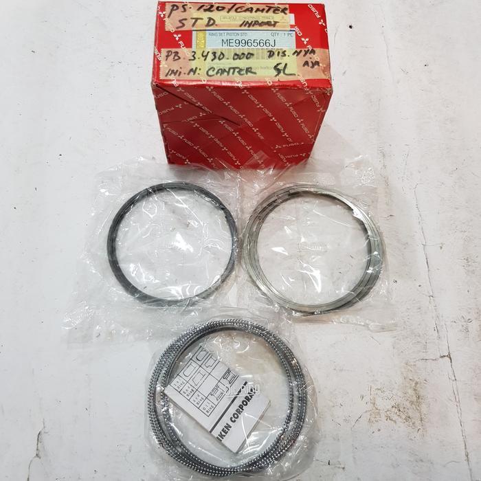 Ring Seher Piston Set PS120 Umplung Ragasa Canter PS125 Standar Jepang Presisi