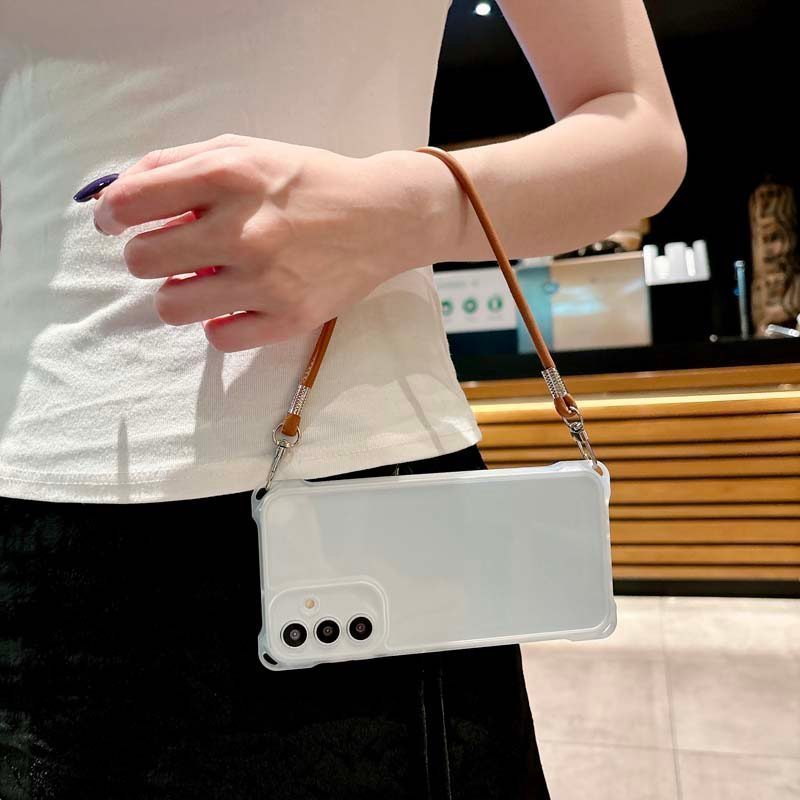 PREMIUM CLEAR CASE+ TALI LANYARD for OPPO A9 2020 A17 A17K A38 A18 A5 2020 AX7 A12S  OPPO A11k A5S A