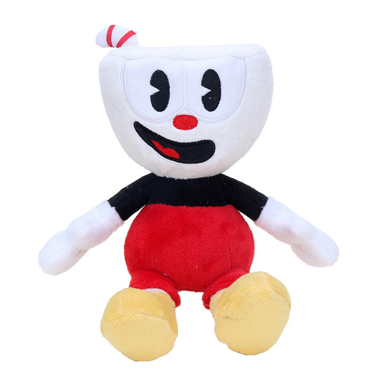 Cuphead & Mugman Plush Toys Mugman the Devil Legendary Chalice King Dice Soft Stuffed Dolls 20-28cm