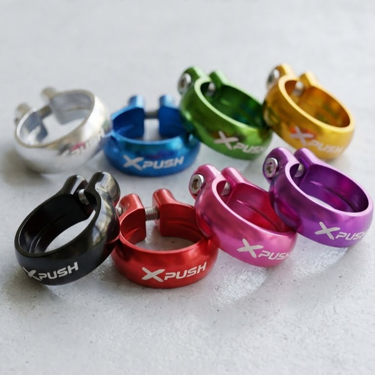 Xpush Seatclamp Clamp Klemp Jepit 26.8mm Pushbike 26.8 Seatpost 22.2 mm