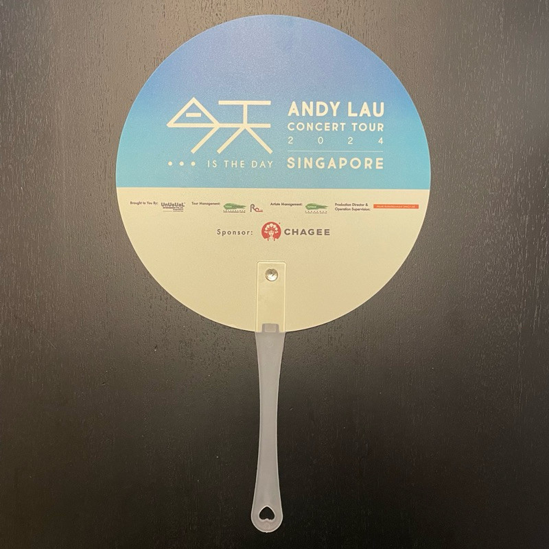 Andy Lau  2024 Concert Fan today is the day andy lau konser 2024 kipas tangan handfan