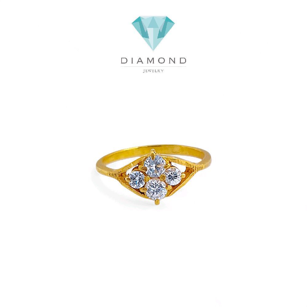 Flower Gold Ring 23K / Cincin Emas Bunga 23K / 97CMSWP3