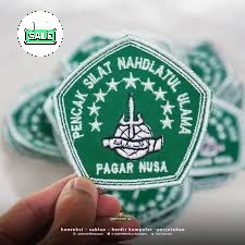 Bet Pagar Nusa List Putih Bordir Bet PN Bordir Badge Pagar Nusa Putih bet dada