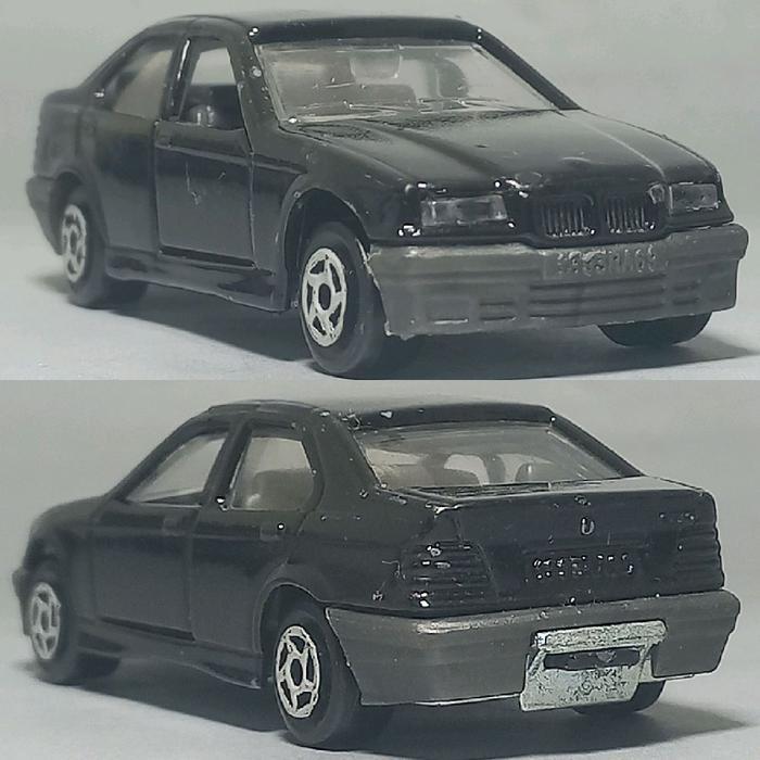Diecast Majorette BMW E36 Seri 3 series 325i Hitam