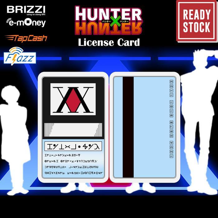 PartyJoy Emoney mandiri flazz bca gen 2 brizzi tap cash custom HUNTER X HUNTER - FLAZZ, 1 SISI