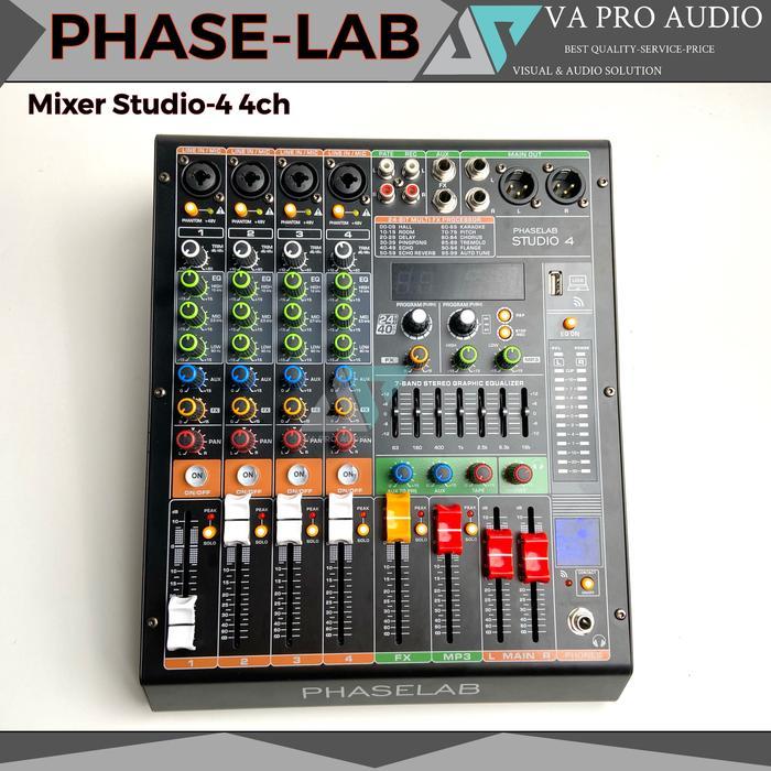 Mixer audio analog phaselab studio 6 ch - 4 Channel