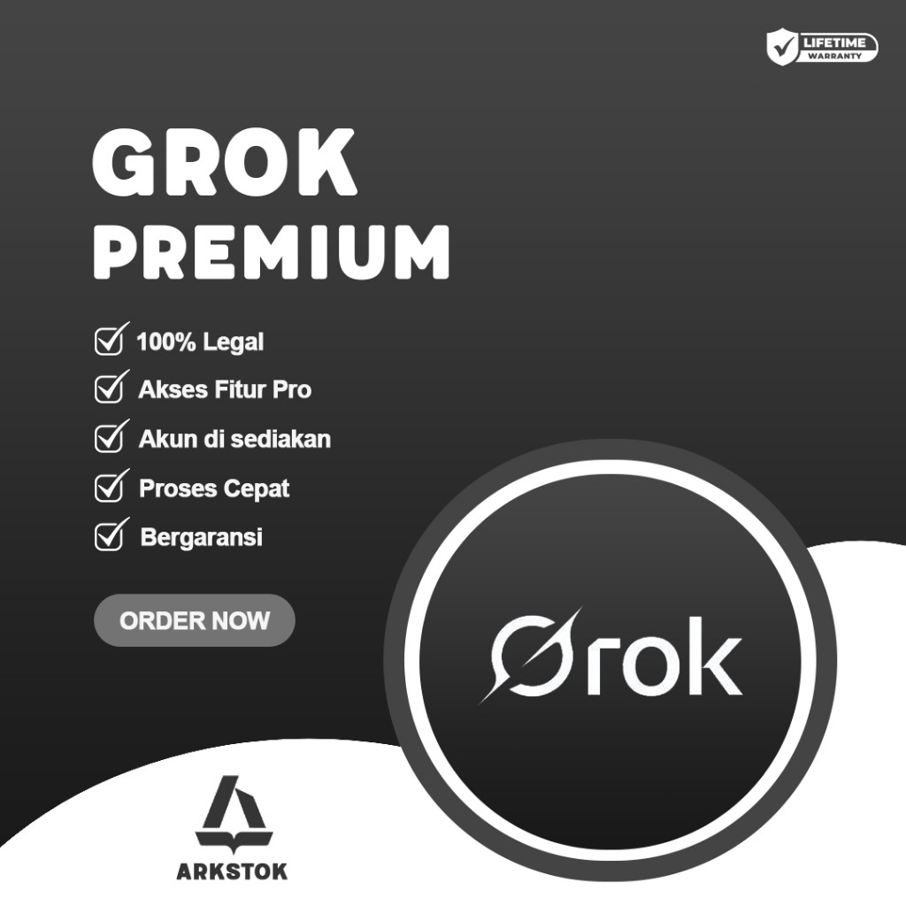 Grok Ai Premium 1 Bulan Full Garansi - SuperGrok DeepSearch + Big Brain + Multimodal AI Super Canggi