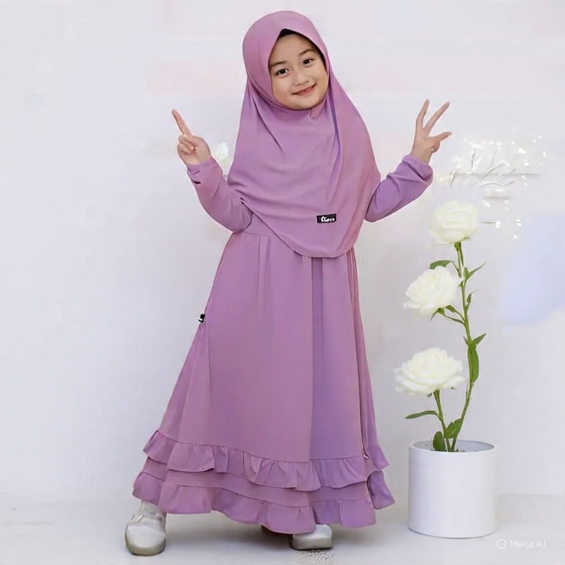 Gamis Anak Rumple Kekinian | Ukuran 1–12 Tahun | Model Lucu & Trendy   Trend 2025-2026| Adem & Nyama
