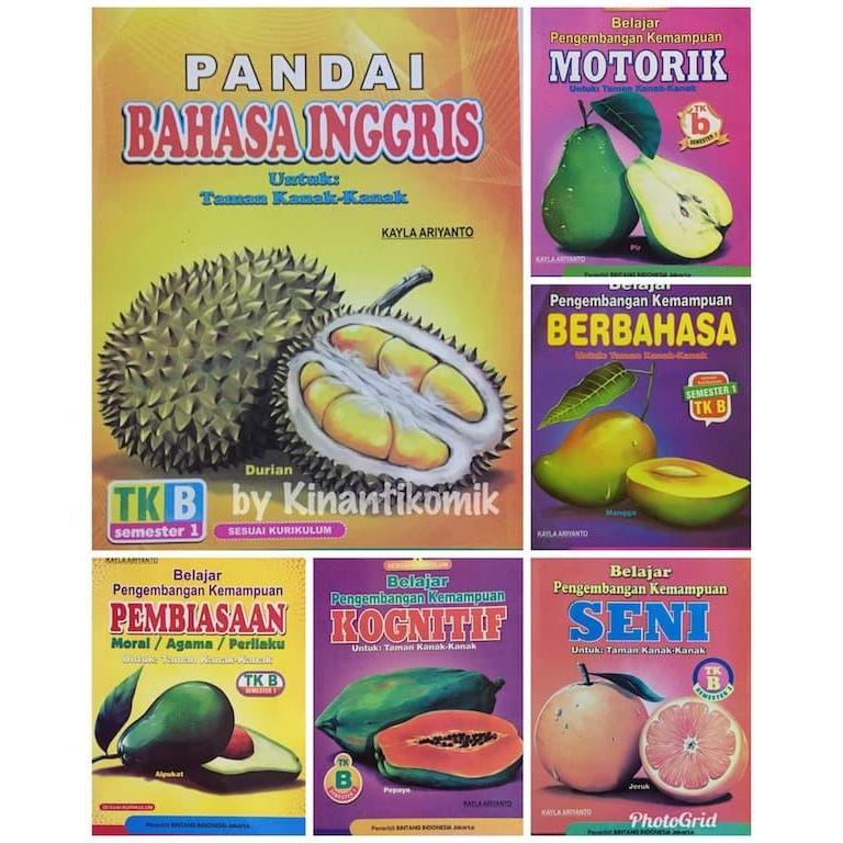 Paket Lengkap LKS TK B Semester 1 / Buku Pegangan Anak TK B