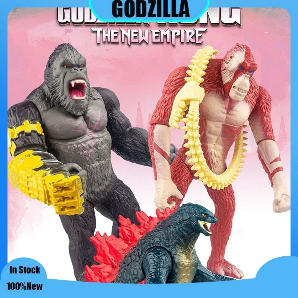 godzilla vs kong new empire 2024 model godzila  monster skar king shimo beast action figures