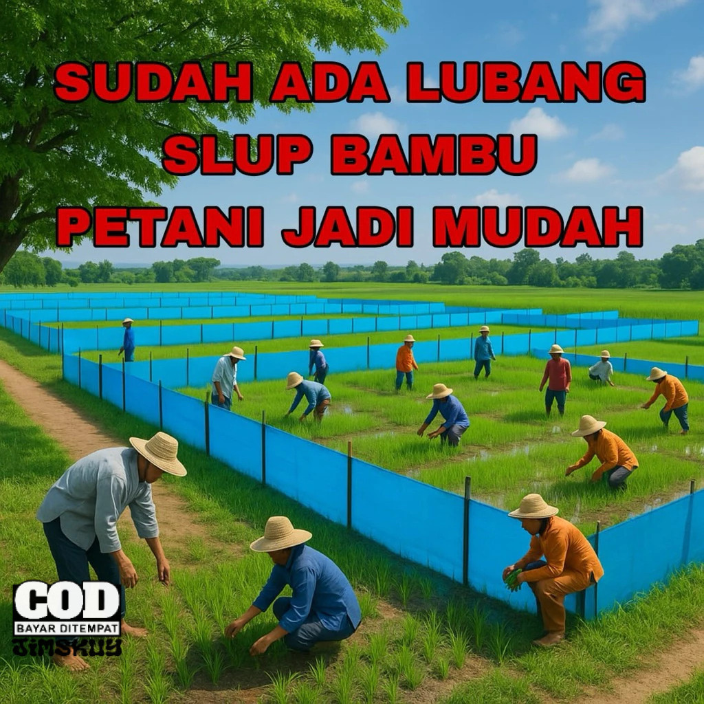 Plastik Fiber Pagar Sawah 1 ROLL