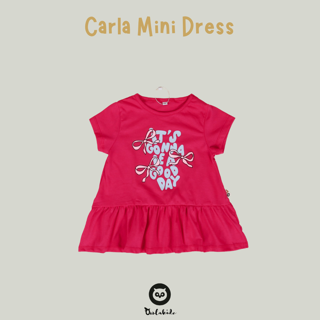 OWLAKIDZ - CARLA MINI DRESS FANTA - Dress anak perempuan - baju anak cewek