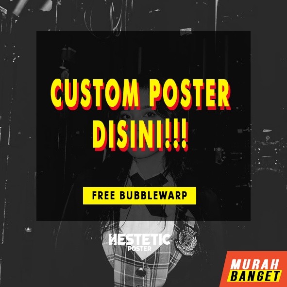Poster Custom | Poster Aesthetic | Wallpaper Dinding | Dekorasi Dinding | Poster Dinding Aesthetic