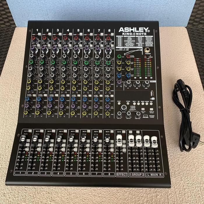 Mixer Ashley King 8 Note 8 Channel King Note 8 USB Bluetooth Ori2