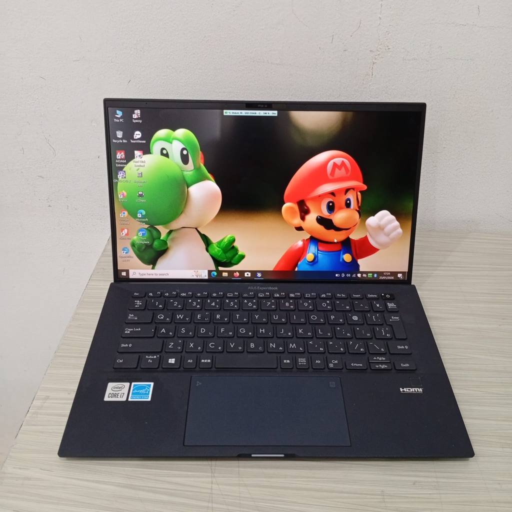 laptop  ASUS Expertbook B9450FA ram 16Gb  core i7 gen10 ssd 256 black slim