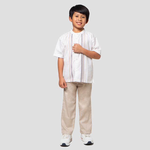 Little M Seasonal India Komb Salur Wajik Setelan Baju Muslim Anak Laki-laki 123495059