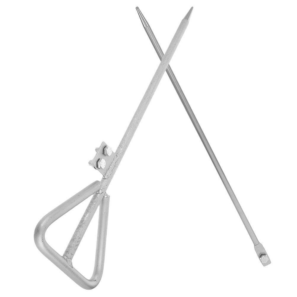 2Pcs Electrical Grounng Rod Galvanized Iron Earthing Post for Antenna Ground Pin Industrial Commerci