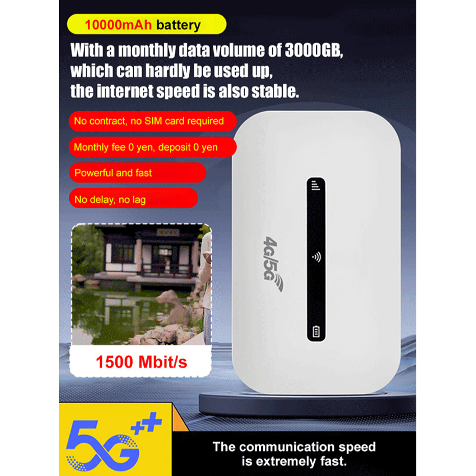 24 Jam/Portable/Stabil  JS-WiFi Internet Cepat/Praktis/Tanpa Batas - Portable WiFi/Modem Portabel Ga