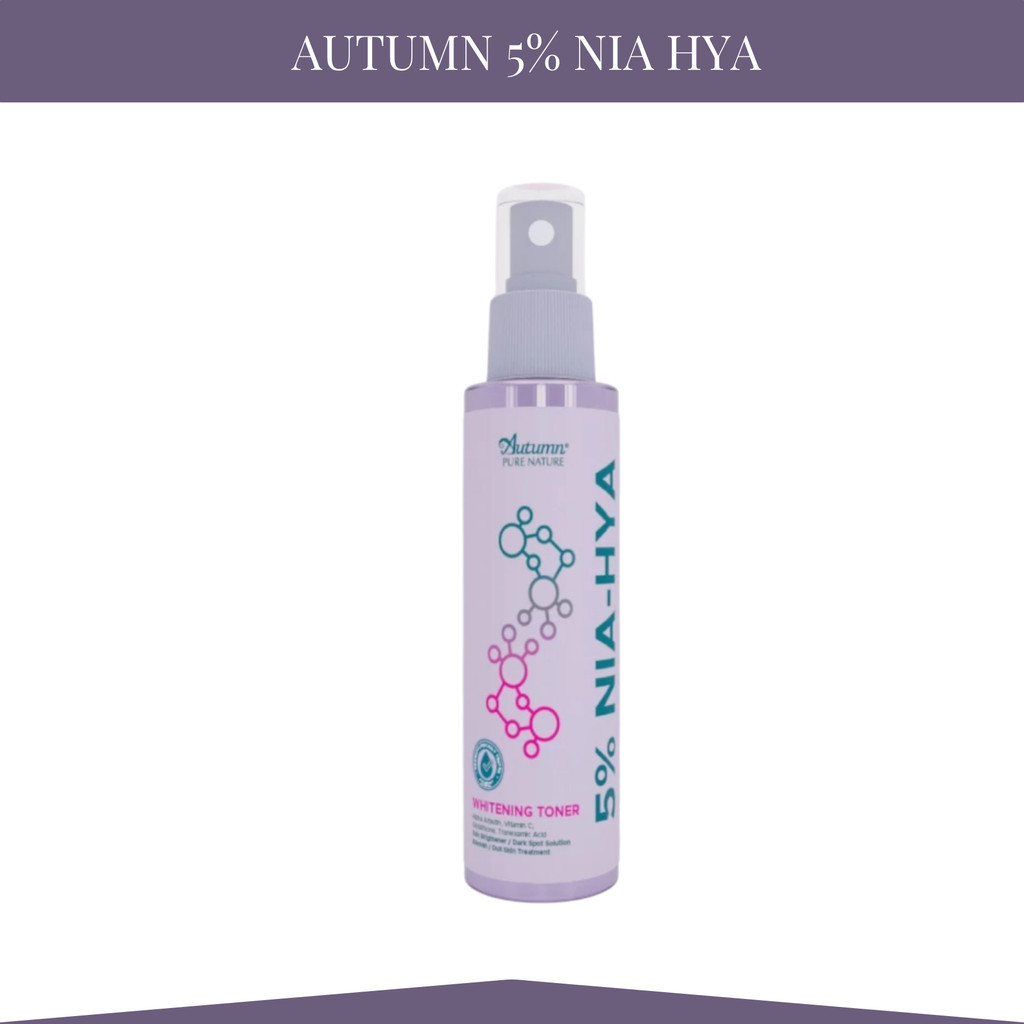 Autumn 5% Nia Hya Whitening Toner 100ml/Toner Wajah dan Badan