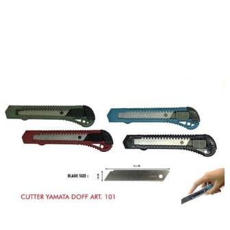 PISAU CUTTER RENCENGAN DAN PCS / Pisau Cutter Ukuran Besar 18mm / Transparan Warna Warni Cuter Super