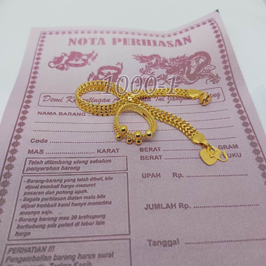 Terbaru gelang tikar free cincin emas muda kadar 88.9 ada surat, gelang emas dewasa model terbaru, g