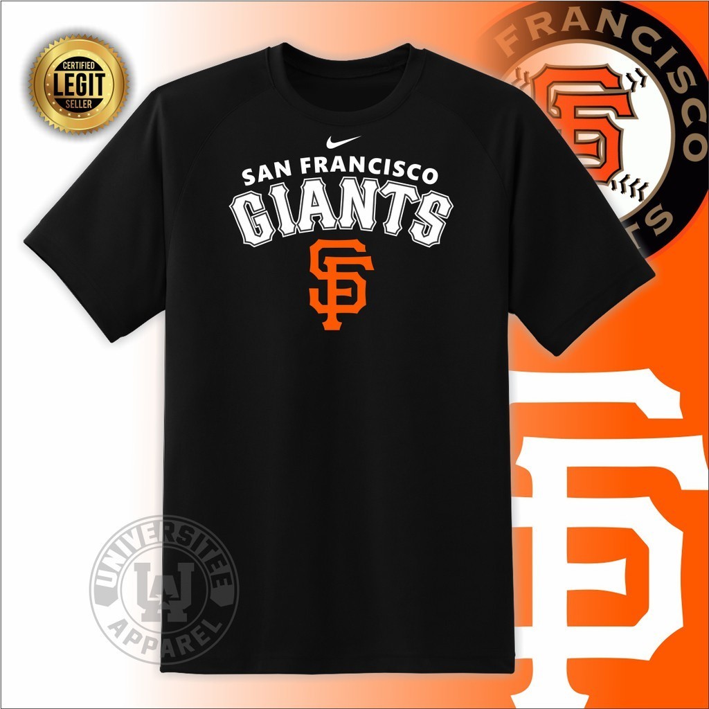 . Kemeja Asli Gilban Merek MLB San Francisco Giants Kaus Baseball SF Giants ShirtTops Pria