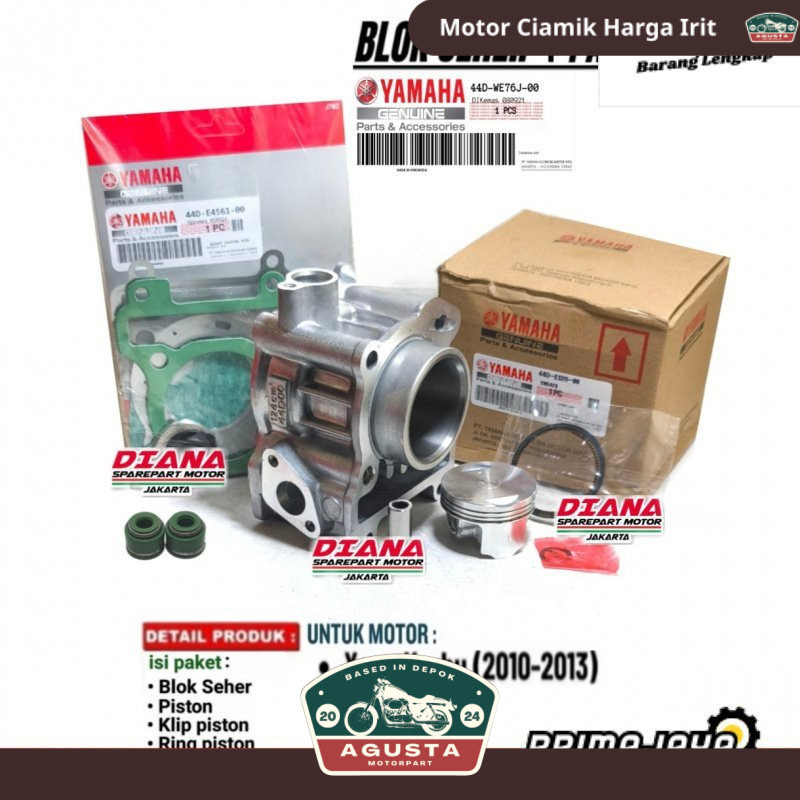 BLOK SEHER XEON KARBU SEPAKET KOMPLIT PISTON KIT XEON KARBU - XEON LAMA KODE PART 44D