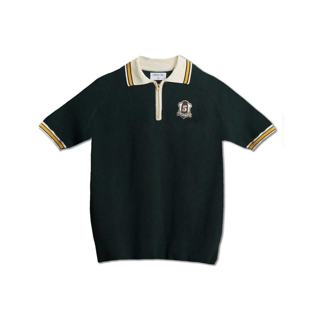 Club of Five Green Half-Zip (SS)
