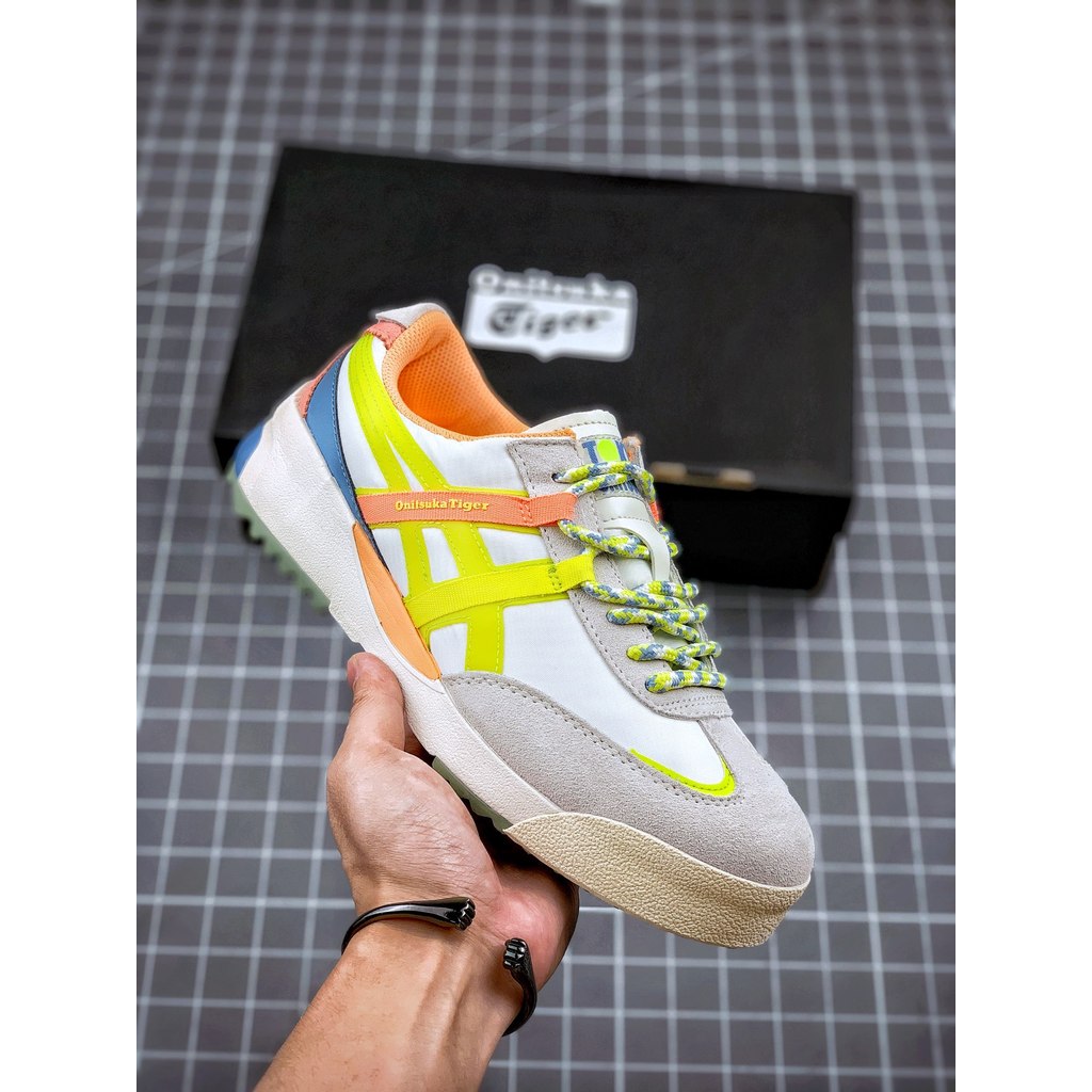 Onitsuka Tiger Delegation EX Sneakers Wanita Pria Flytefoam Propel Sol Tebal Nyaman Sepatu Kasual