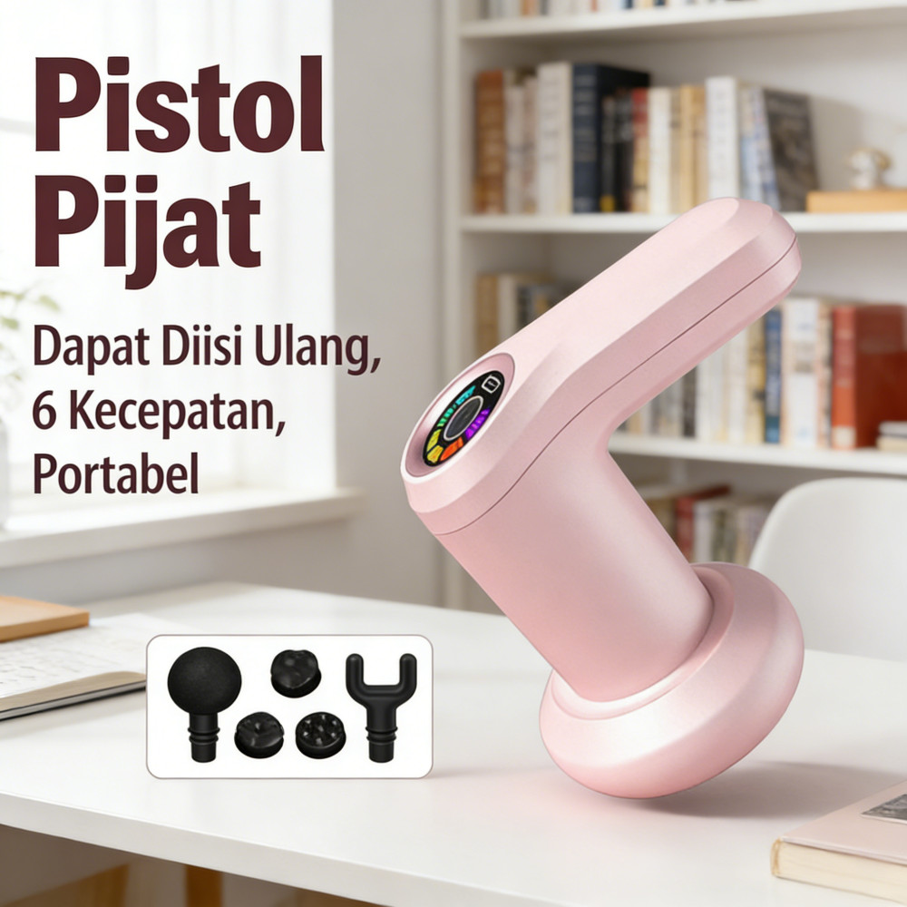 Bergetar Pistol Pijat Pistol Alat Pijat Ulang Alat Pijat Pistol Dapat Listrik