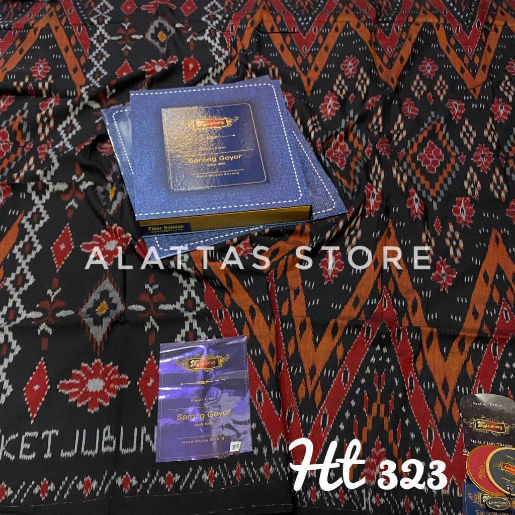 (HT) SARUNG TENUN Sarung Ketjubung Goyor Gold PART 1 ht SARUNG KETJUBUNG GOYOR  GOLD ORIGINAL SARUNG