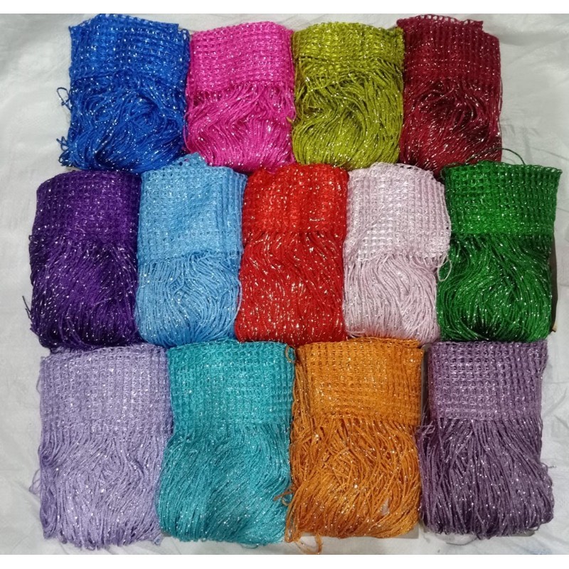 TIRAI GLITER 1WARNA/TIRAI GLITER BENANG/TIRAI HORDENG PINTU JENDELA/TIRAI GORDEN /TIRAI DEKORASI PEL