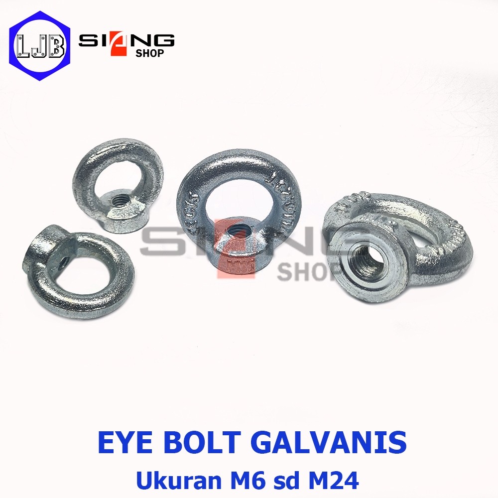 Eyenut Galvanis Ukuran M6 sd M20