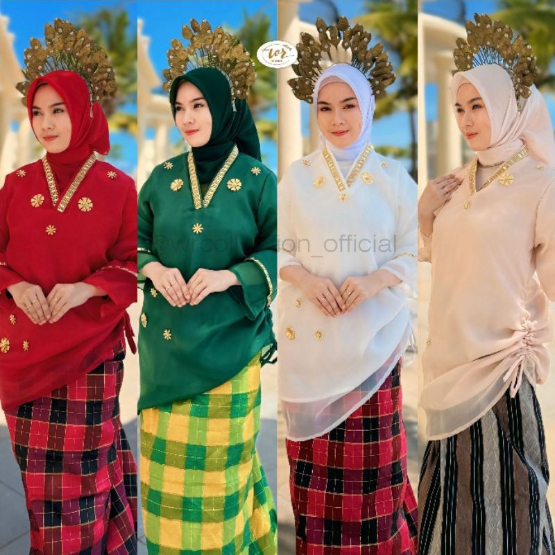 BAJU BODO ORGANZA / Baju Adat Bugis Asli Murah