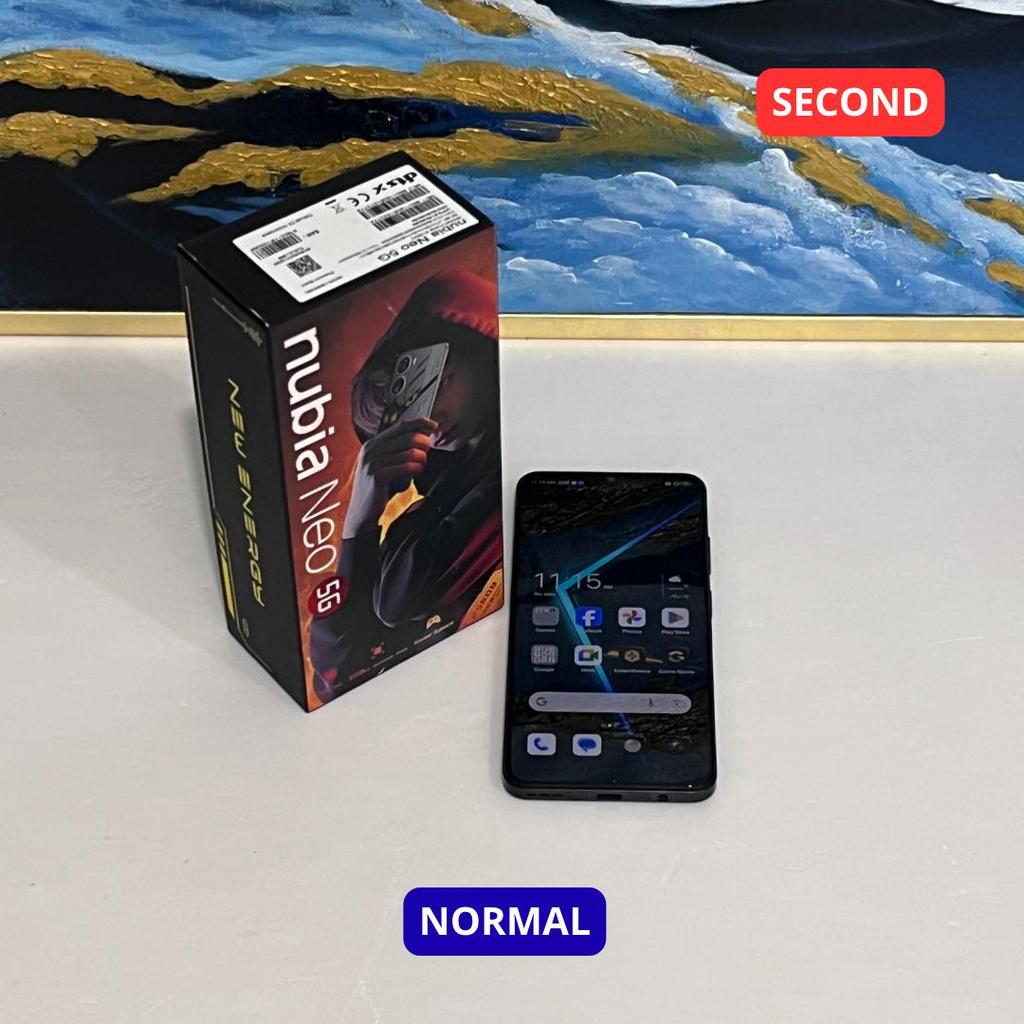 ZTE NUBIA NEO 8/256 GB (5G) HP SECOND ORIGINAL SINAR MUTIARA CELL