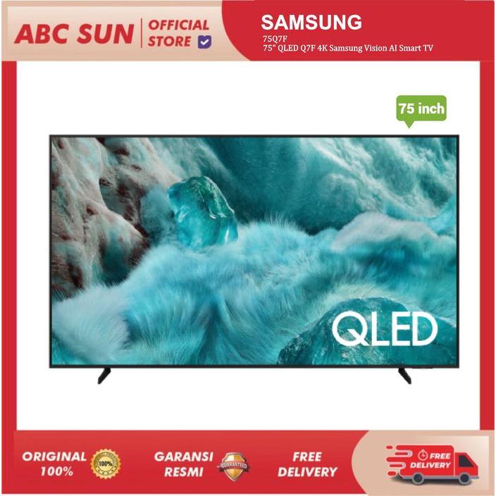 Samsung 75q7 Qled 75 Inch QLED Q7F 4K Samsung Vision AI Smart TV