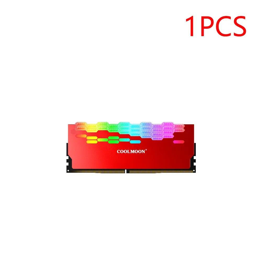 RA2 RAM Memory Bank Heat Sink Cooler ARGB Colorful Flashing Heat Spreader For PC Desktop Computer Ac