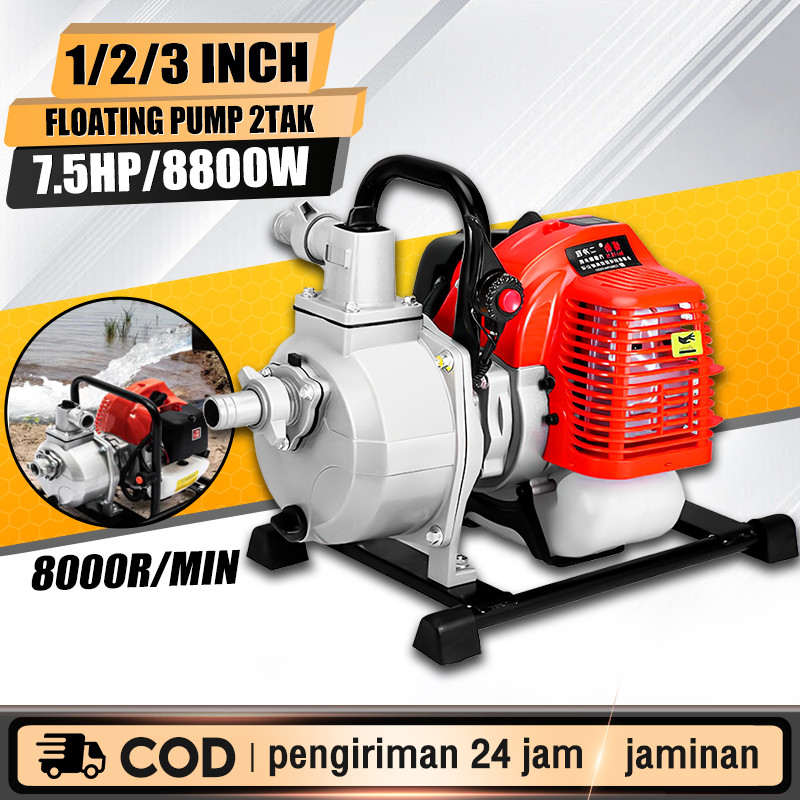 Pompa Alkon 1 inch Pompa Air Mesin Bensin water Pump Bensin 7HP Daya Tinggi Pompa Air Pertanian Daya