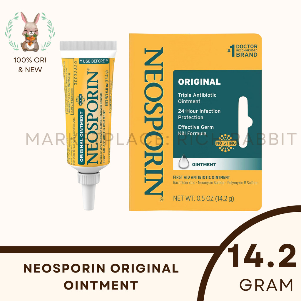 Neosporin Original Triple Antibiotic Ointment Obat Luka 14.2gr