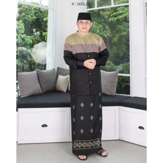 Sarung etnik printing ORI by WNJ sarung wnj sarung wnj luxury sarung hitam