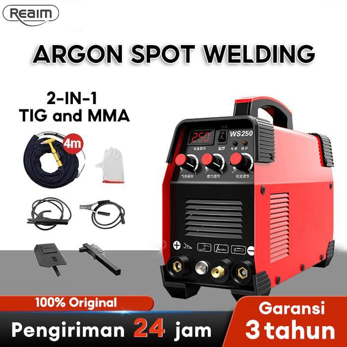 Mesin Las Argon TIG 250 Las Argon Tig 250 Reaim Tig Ws-250 Mesin Las Inverter Argon Spot Welding Mes