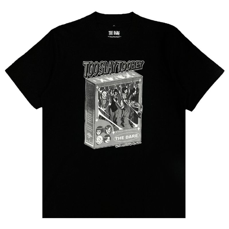 Tshirt THE DARE - TOO SLAY TO OBEY Black | The Dare Official Merchandise